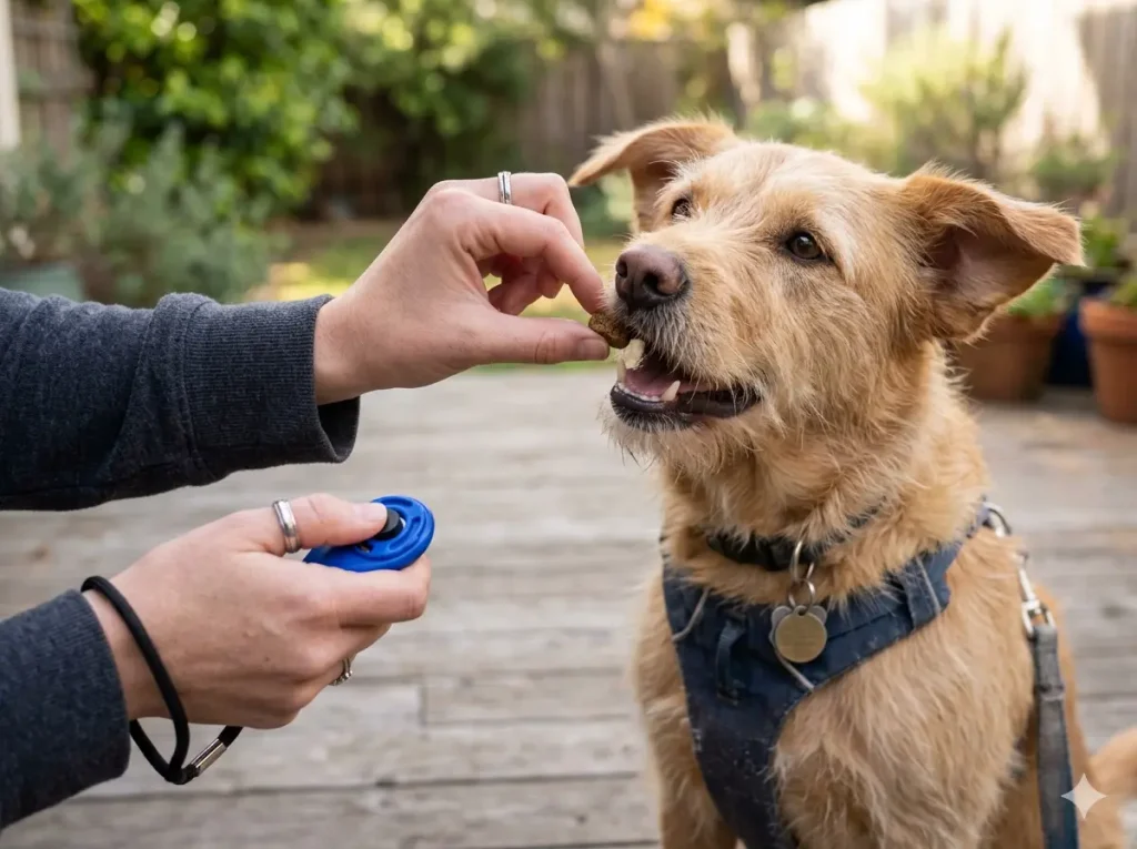 Positive reinforcement basics in dog training