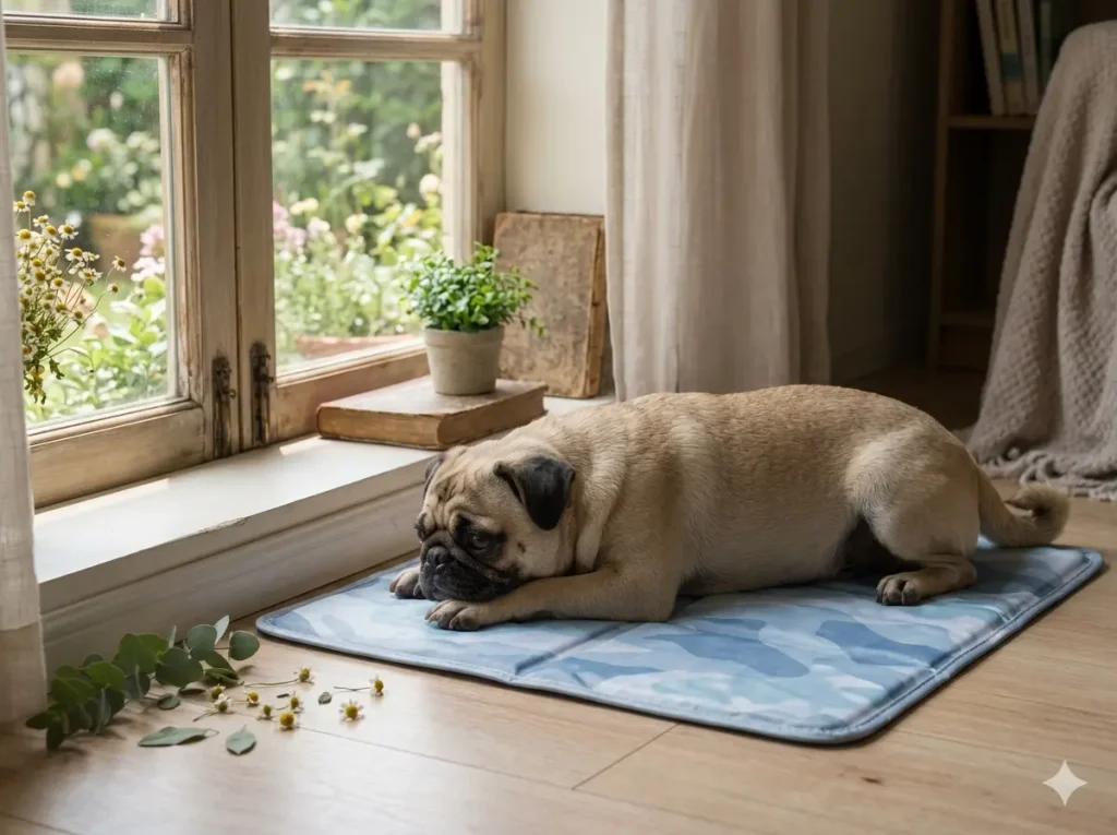 Cooling gear for brachycephalic dogs