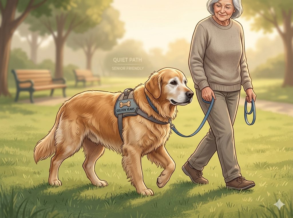Senior dog exercise adjustments for arthritis