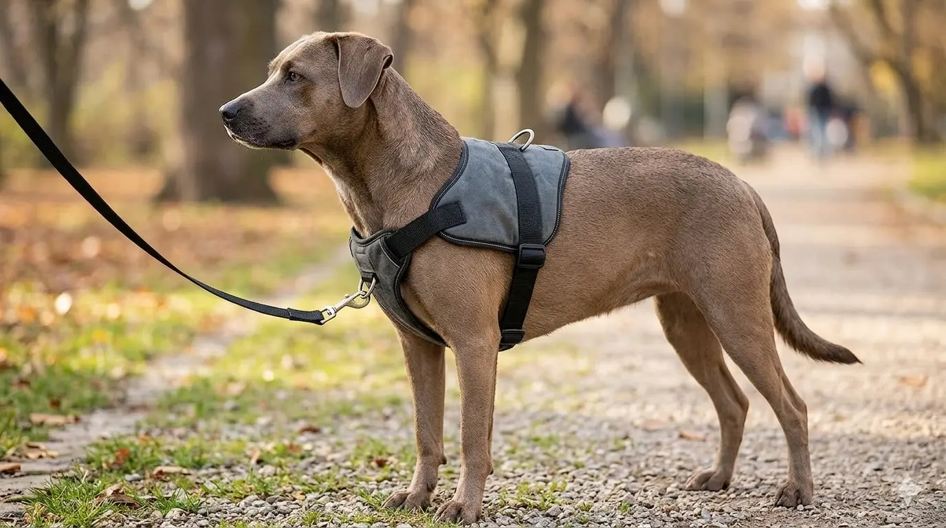 Front-clip dog harness — generic concept image